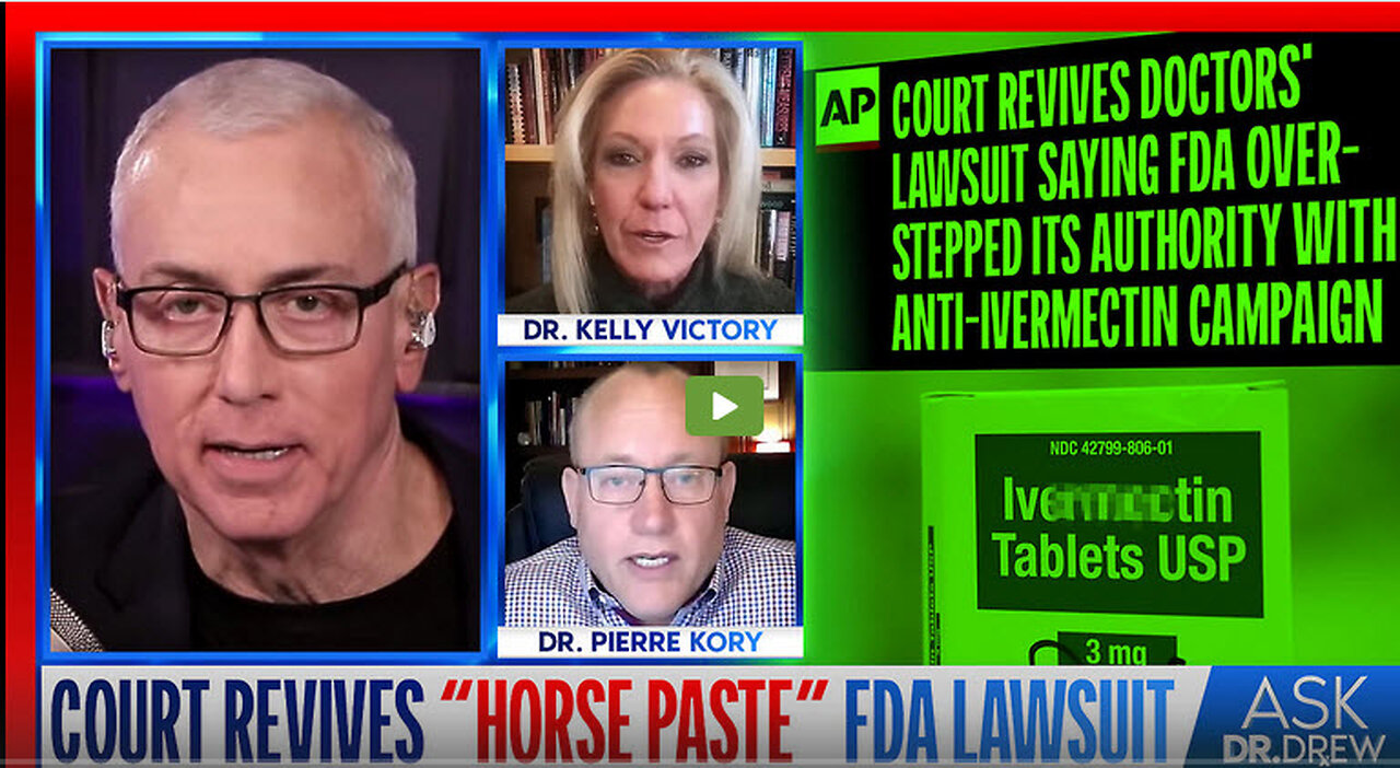 Court REVIVES "You Are Not A Horse" FDA Lawsuit w/ Dr. Pierre Kory & Dr Kelly Victory – Ask Dr. Drew