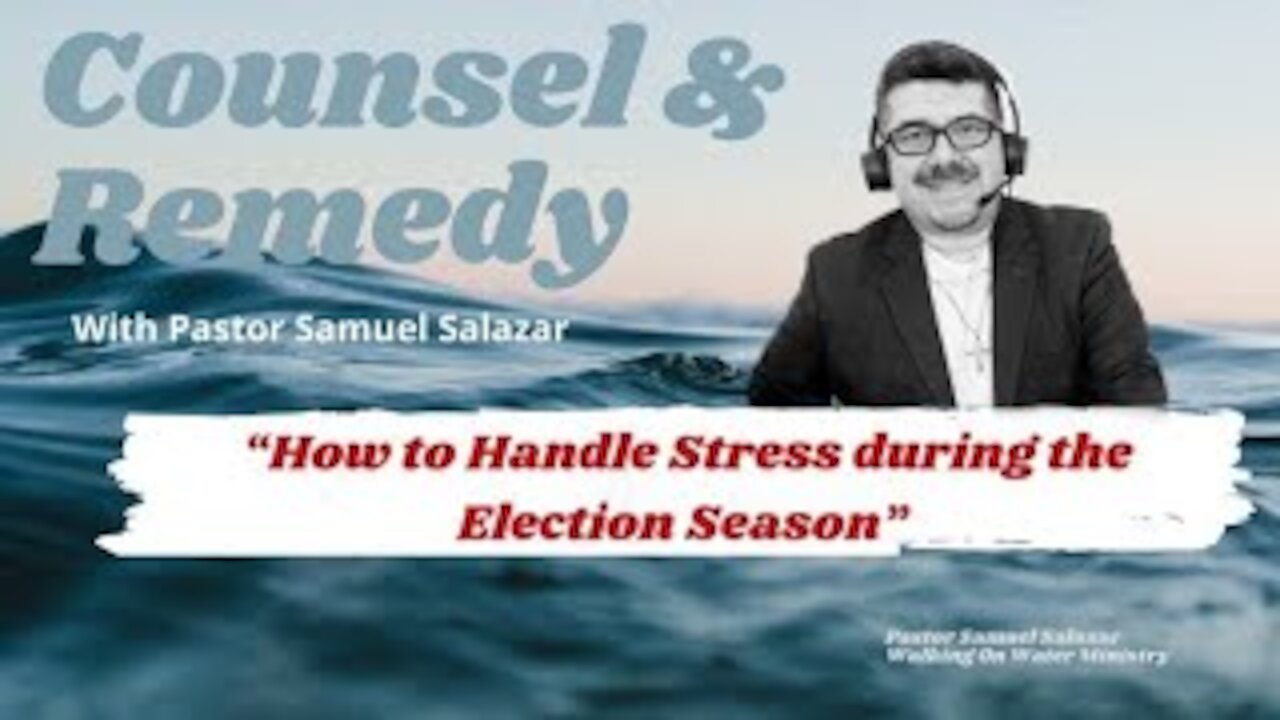 How To Handle Stress During The Election Season