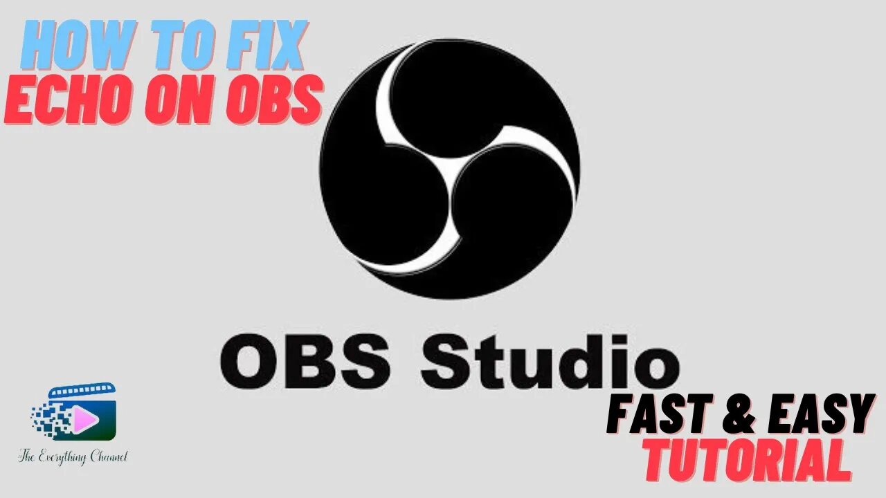 How to fix echo on OBS