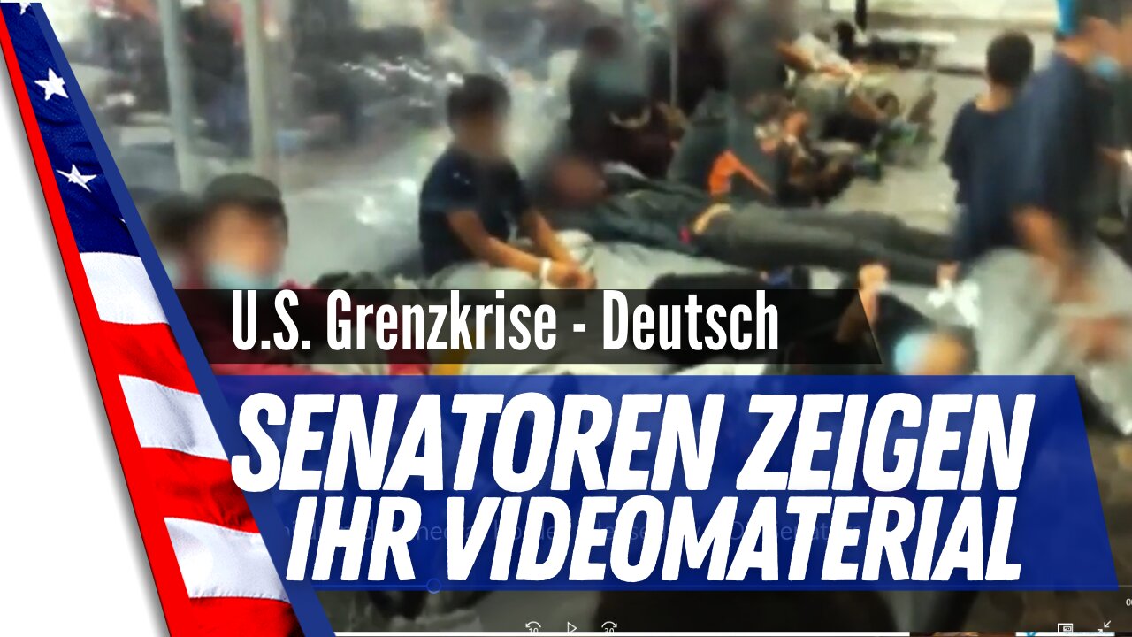 Senatoren zeigen ihr Videomaterial von US. Grenze zu Mexiko.
