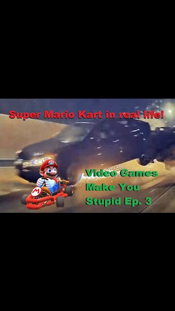 Super Mario Kart in Real Life. Video Games Make You Stupid Ep. 3