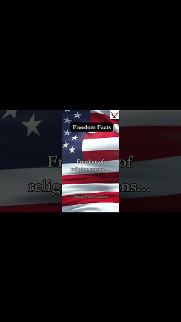 Freedom of religion means...