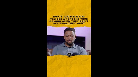 @inkyjohnsonmotivate You see a persons true colors when they don’t get what they want