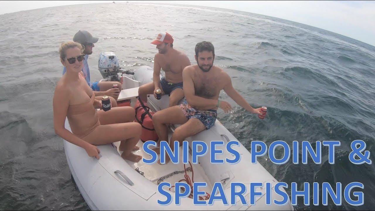 Spear Fishing and Sailing Snipes Point - Ep. 47