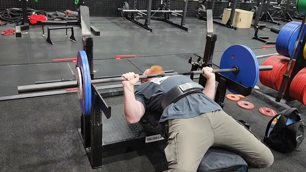 110kg 5x5 Bench Press