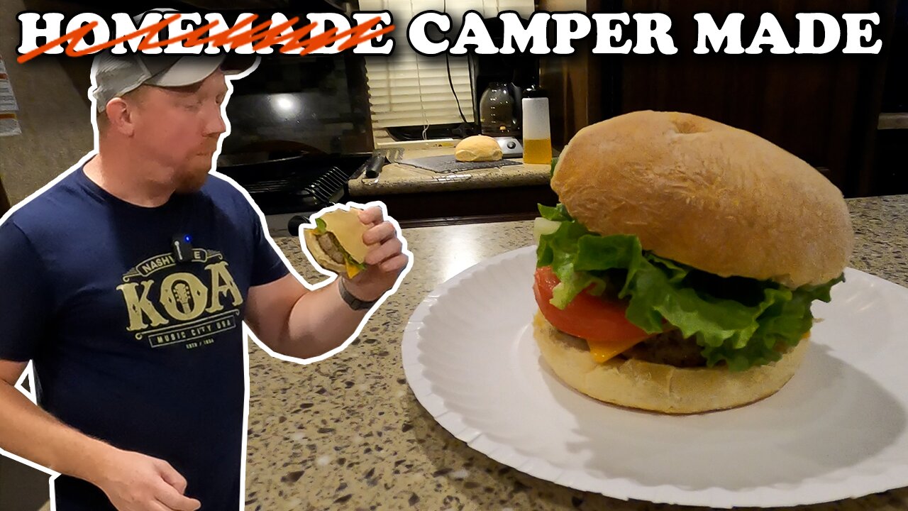 How I Make Fresh Burgers & Buns While Camping | The Crusader Kitchen