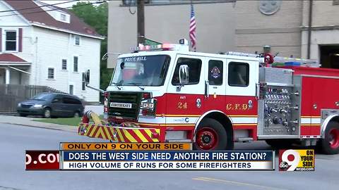 Where Cincinnati Fire wants to add a new station