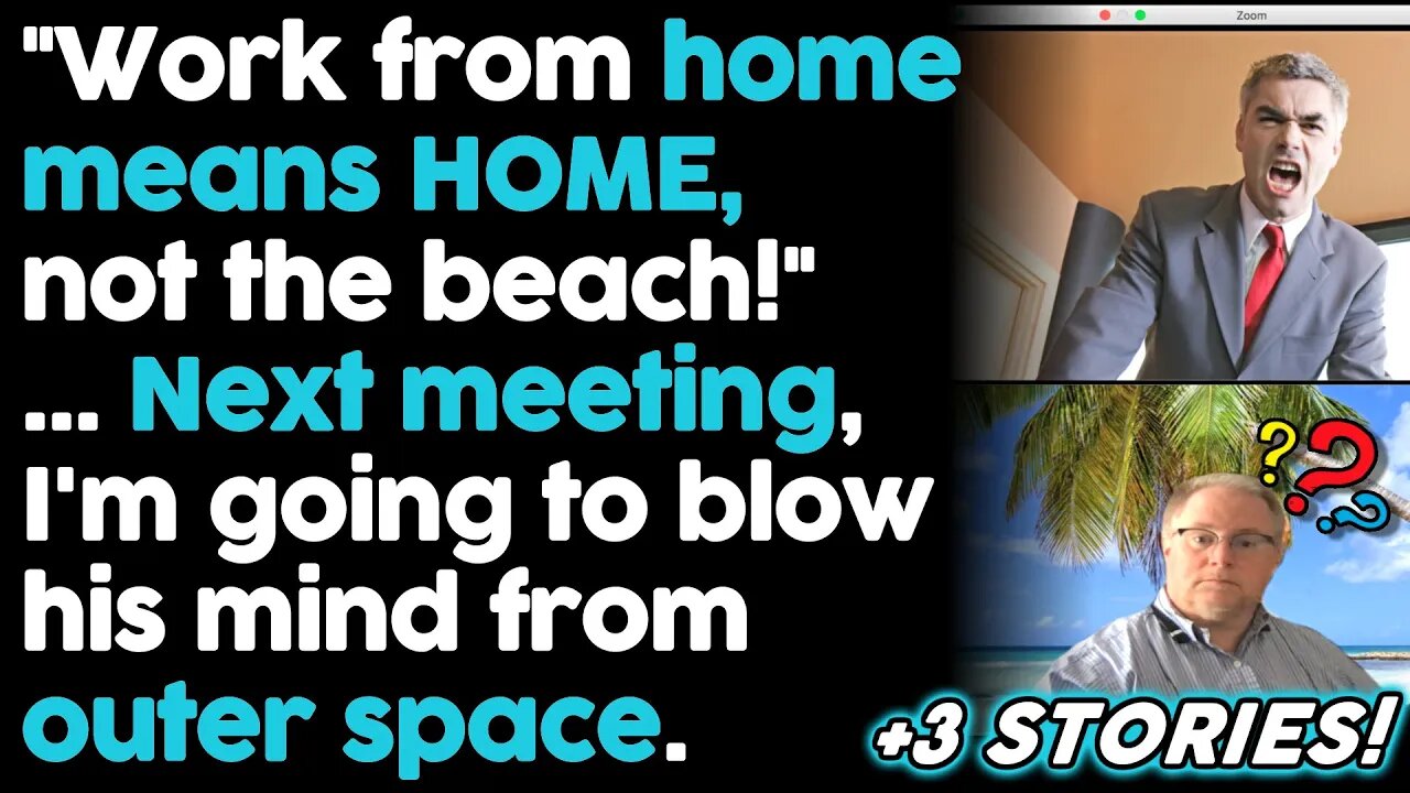 r/Bestof Boss Freaks Out After Employees Use Beach Backgrounds On Zoom... | Storytime Reddit Stories