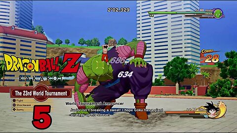 DBZ Kakarot DLC 5 - 23rd World Tournament Pt 5 - Level 80, Fighting Thugs & Limit Breaker Kamehameha