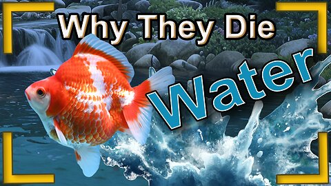 why goldfish die: water related issues