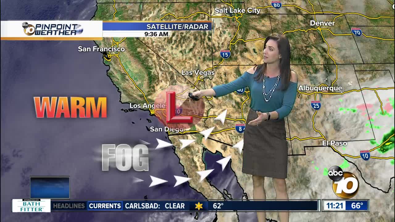 10News Pinpoint Weather with Meteorologist Megan Parry