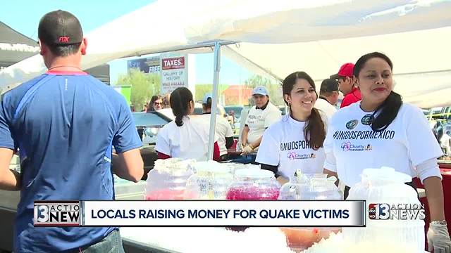 Locals raise money for Mexico earthquake victims