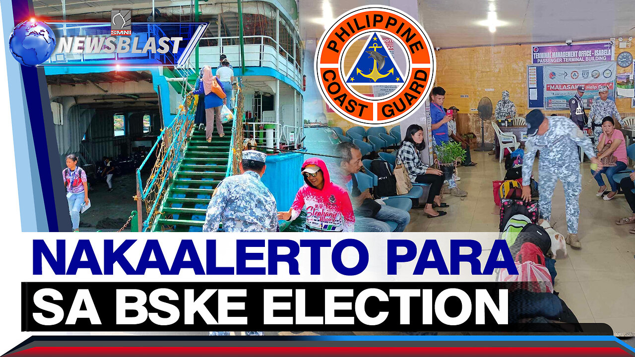 20-K personahe ng Philippine Coast Guard, nakaalerto para sa nalalapit na Barangay at SK Elections