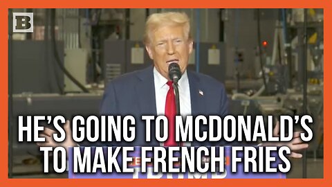 Trump Calls Out Kamala's McDonald's Claim: "I'm Going to Work the French Fries"