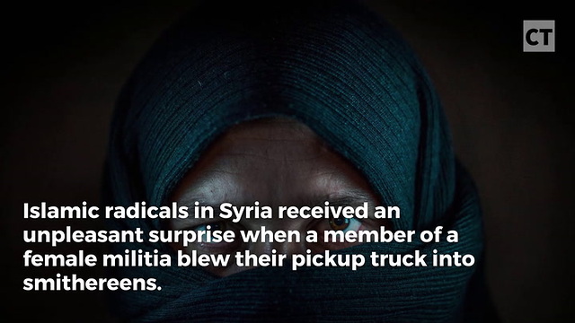 Jihadist Vehicle Blown To Hell By Fed-up Female Militia