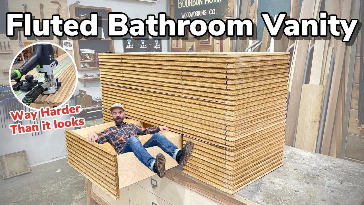 How to Build Cabinets for your Bathroom || Cabinet Building DIY