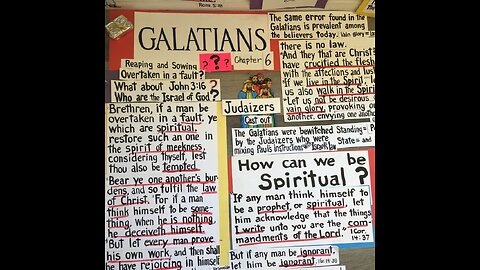 Galatians Chapter 6 - Marianne Manley