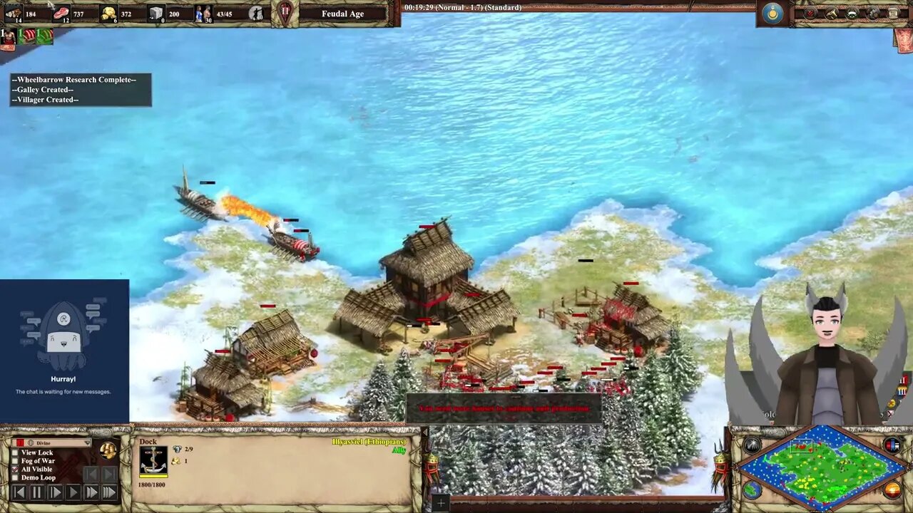 Divine, Illyasviel vs Superxinj, Soldadito de Plomo || Age of Empires 2: Definitive Edition