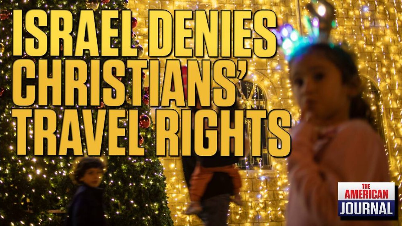 Israel Opens Up Travel - But Not For Christians