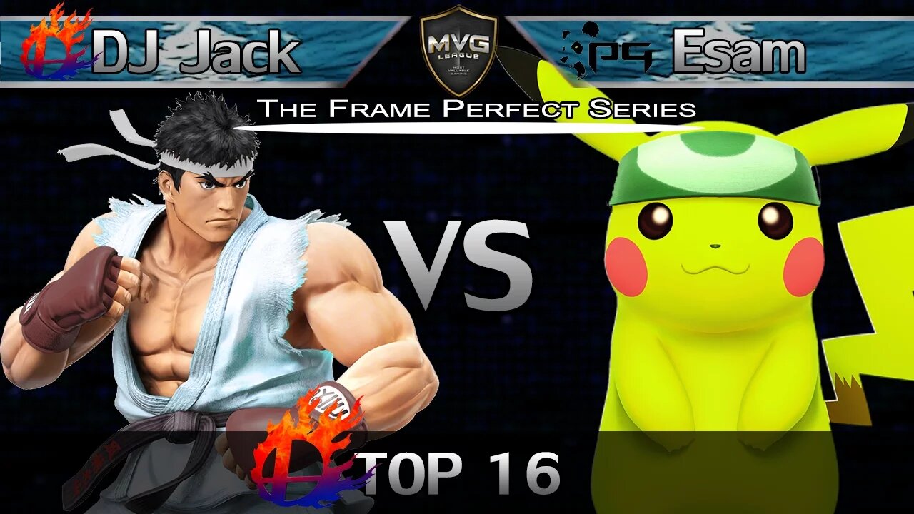 DJ Jack (Ryu) vs. PG|Esam (Pikachu) - Top 16 Winners - FPS