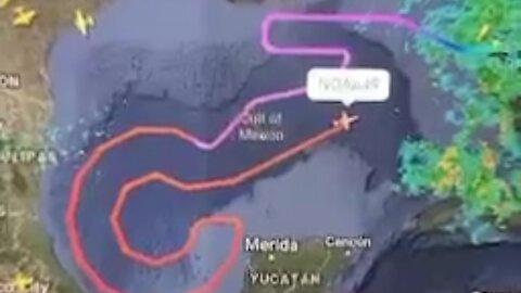 That Sure Is A Strange Flight Pattern.