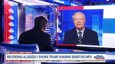 Lindsey Graham COLLAPSES when asked if Trump is innocent