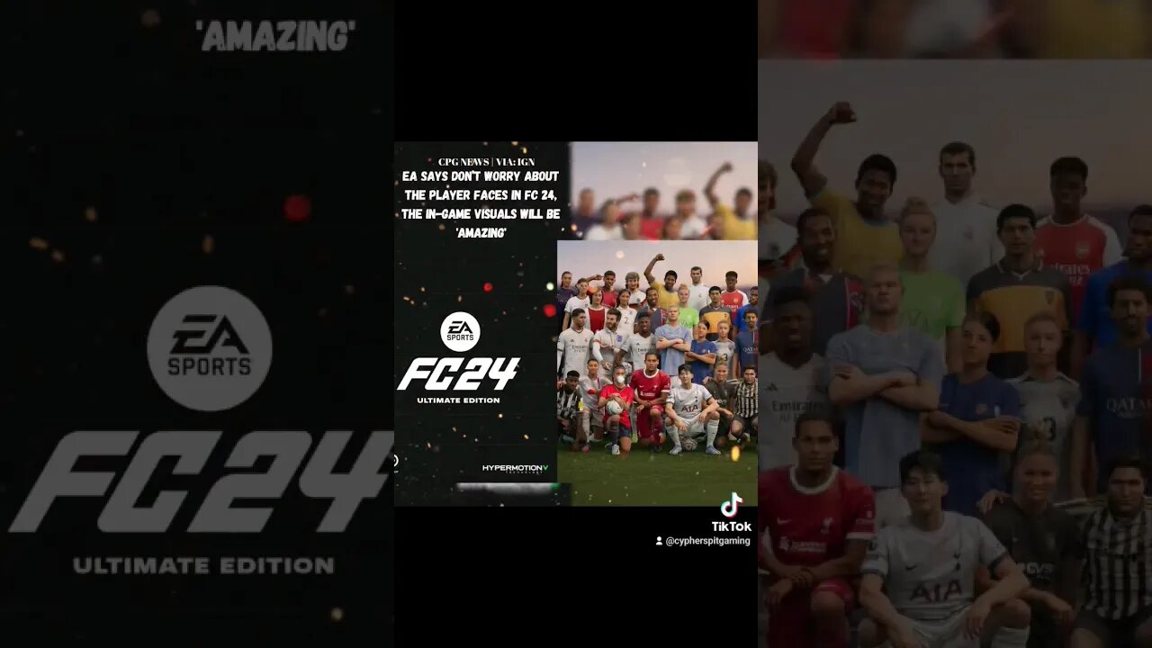 EA Says Don’t Worry About the Player Faces in FC 24, the In-Game Visuals Will Be 'Amazing'