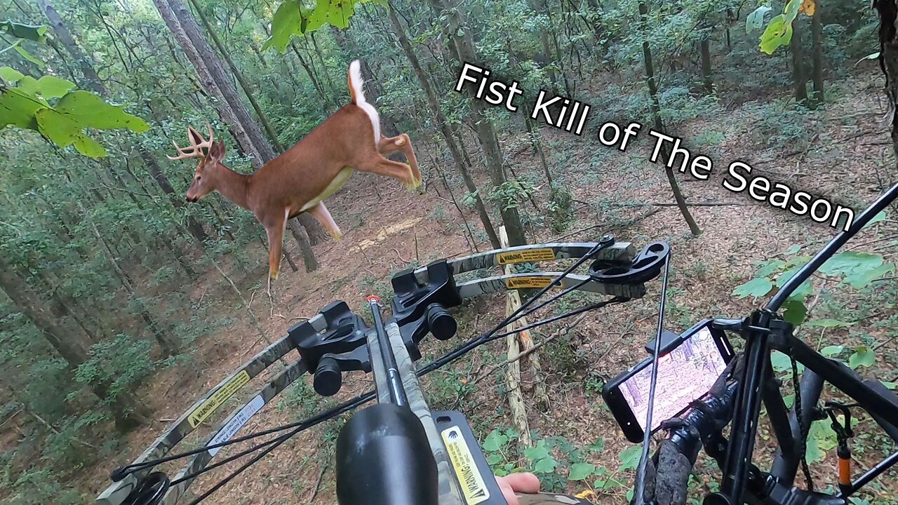 First Deer of the Season! Crazy Shot!