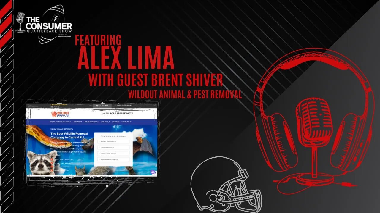 The Consumer Quarterback Show - Brent Shiver Wildout Animal & Pest Removal