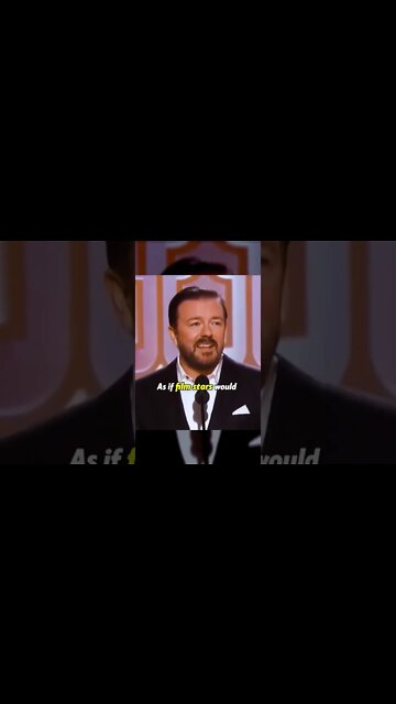 They PAID for IT 🤣 Ricky Gervais