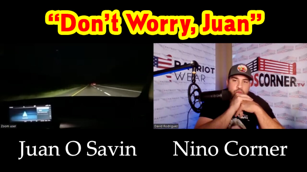 Juan O Savin "Don't Worry" with David Nino