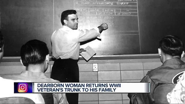 WW II Trunk Returned