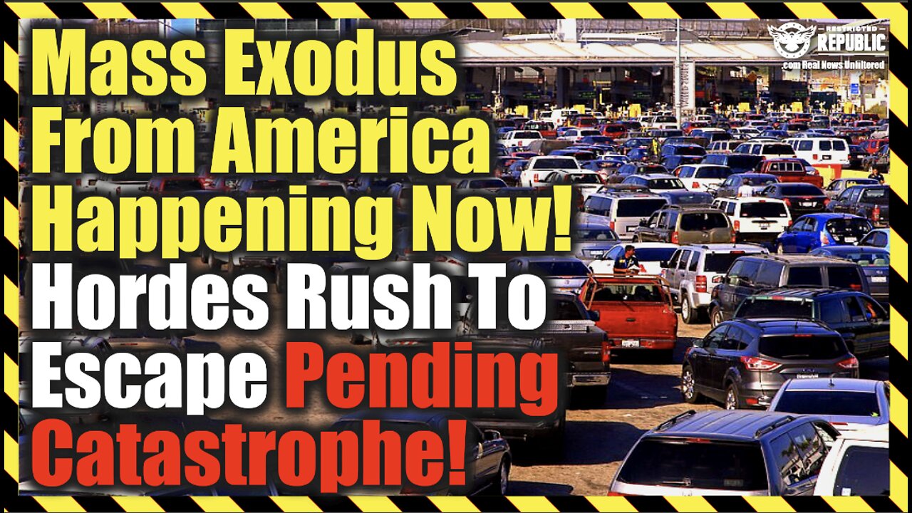 Mass Exodus From America Happening Now! Hordes Rush To Escape Pending Catastrophe!