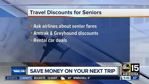 Senior travel discounts