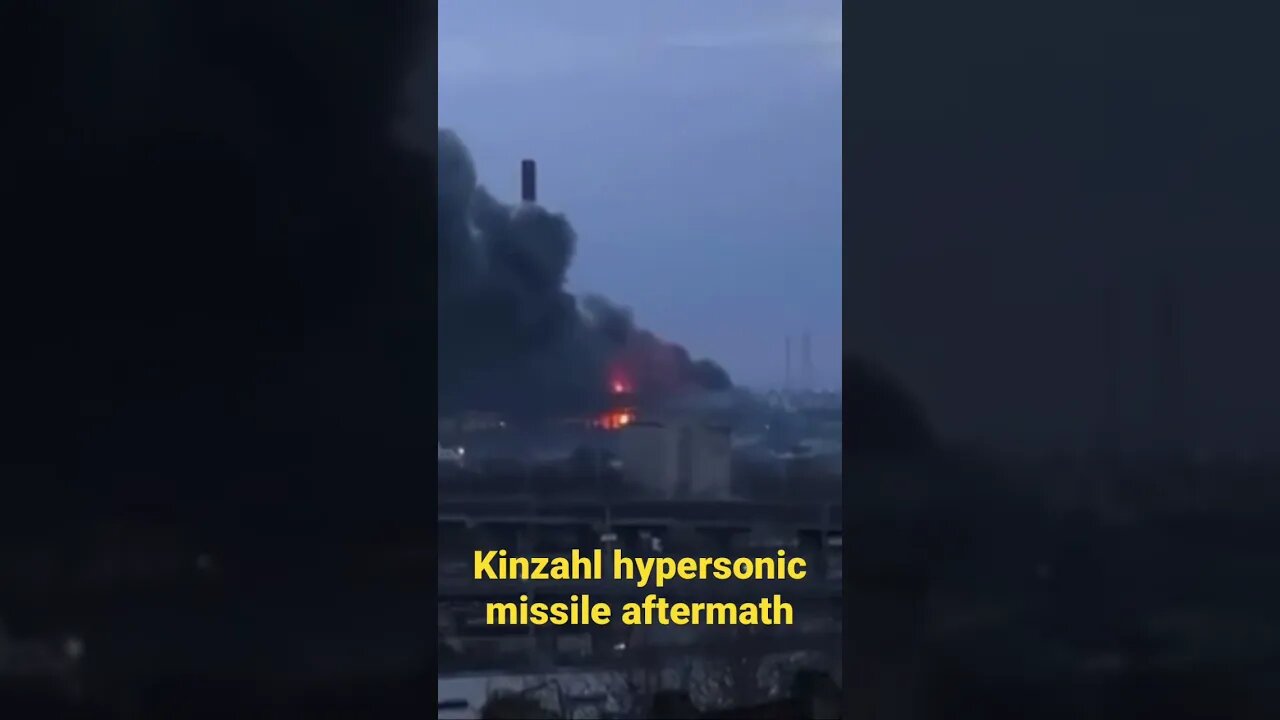 Hypersonic missiles, other missiles and drones fired by Russia into Ukraine at night.