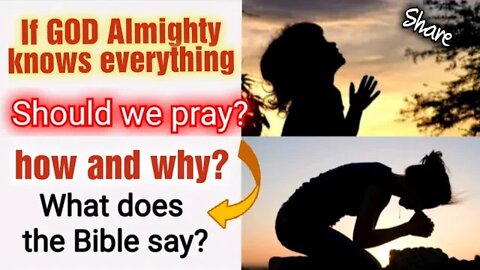 THE IMPORTANCE OF PRAYER - A MUST SHARE VIDEO #share #prayer #bible #praise #sing #jesus