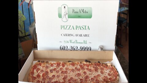 BIGGEST PIZZA IN ARIZONA! Pizza A Metro sells life-size pizza - ABC15 Digital