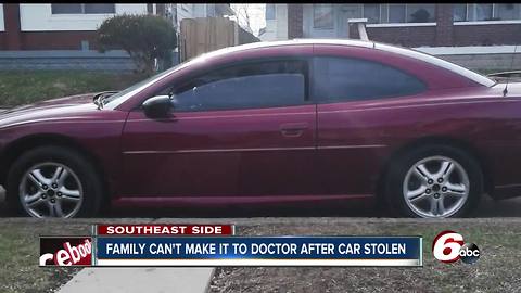 Family's car stolen after only two days and it was totaled