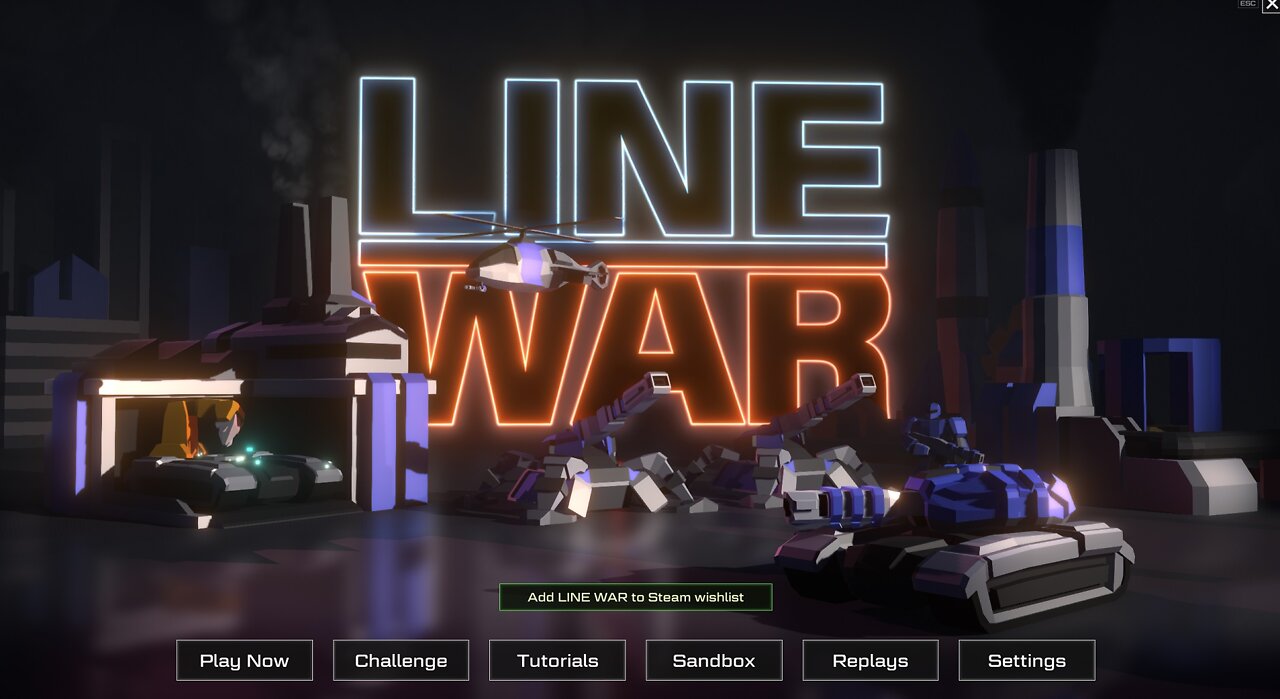 LINE WAR DEMO | RTS Strategy Tactical war game. It's not your usually RTS...