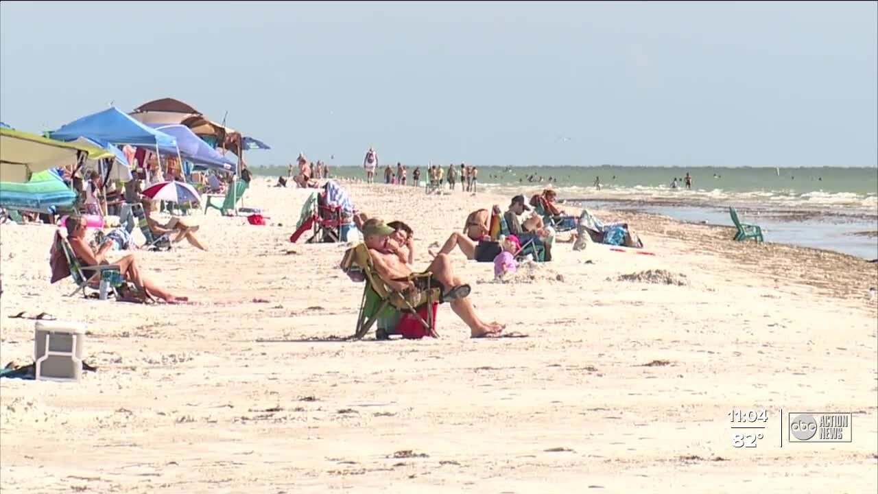 Red tide hitting local beaches