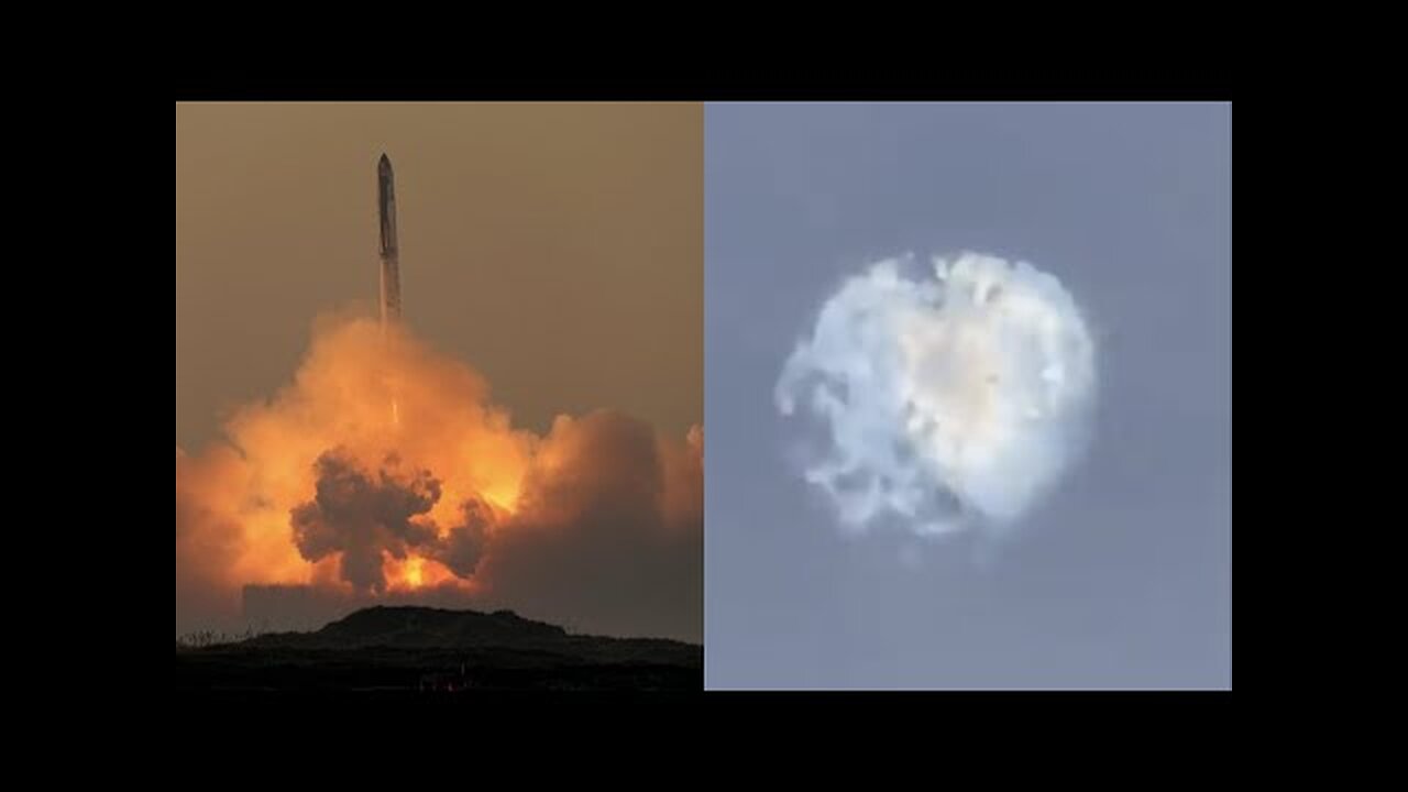 BREAKING NEWS! SPACE IS FAKE! ELON'S ROCKET EXPLODES WHEN IT HITS GODS FIRMAMENT!