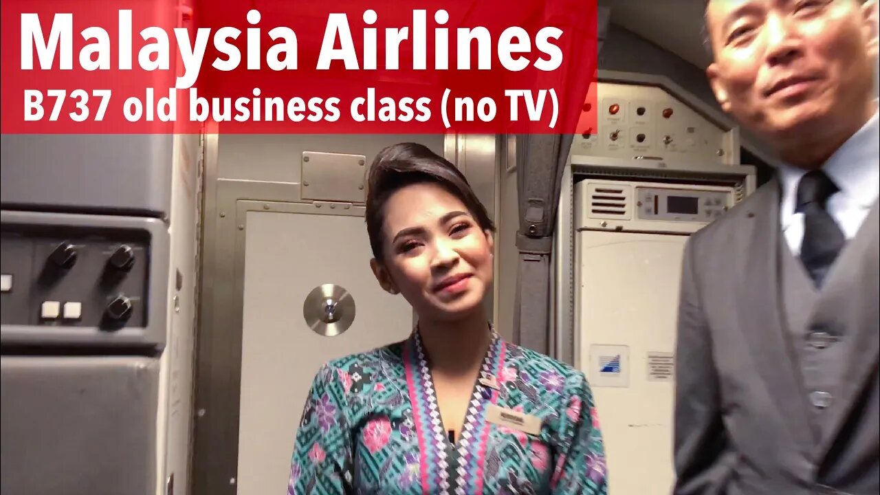 MALAYSIA AIRLINES Business Class on B737 | MH789 BKK-KUL