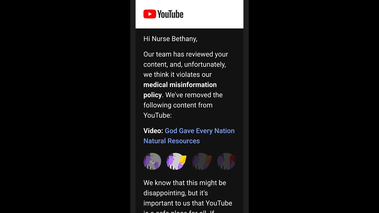 YOU TUBE REMOVED THIS VIDEO