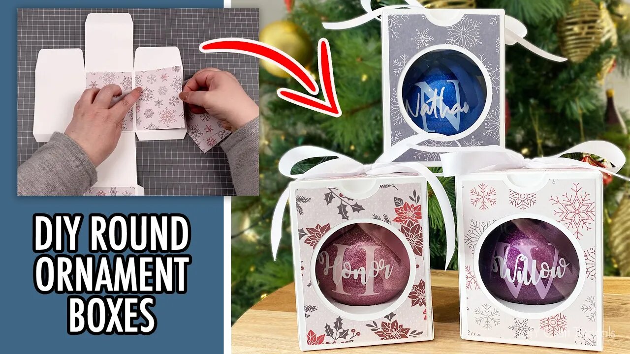 DIY CHRISTMAS ORNAMENT GIFT BOX | DIY Craft Tutorials