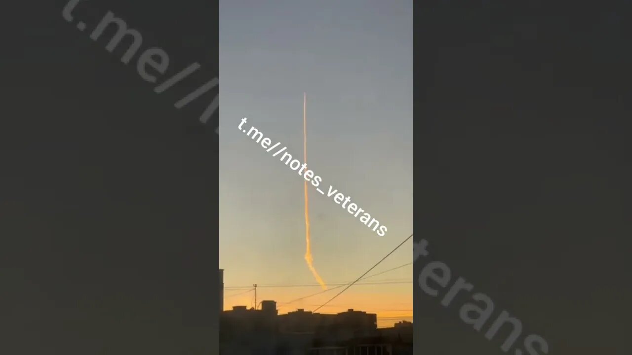 What would that mean? From St. Petersburg, subscribers send a video, something flew into space)))