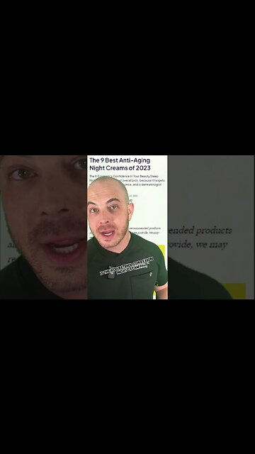 What are the best anti-aging night creams? Derm explains! #nightcream #antiaging