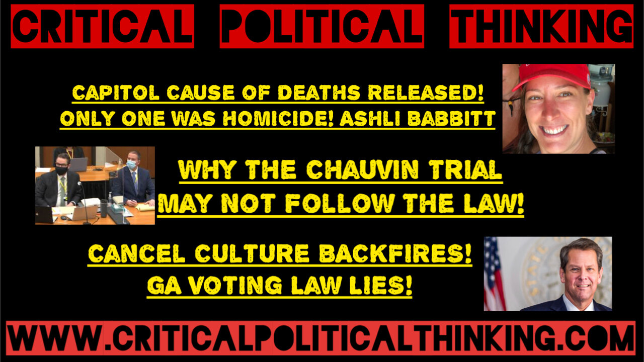 Desantis Destroys CBS, Fans Boycott MLB, Truth Behind The Capitol Deaths, & MORE LIBERAL LIES!