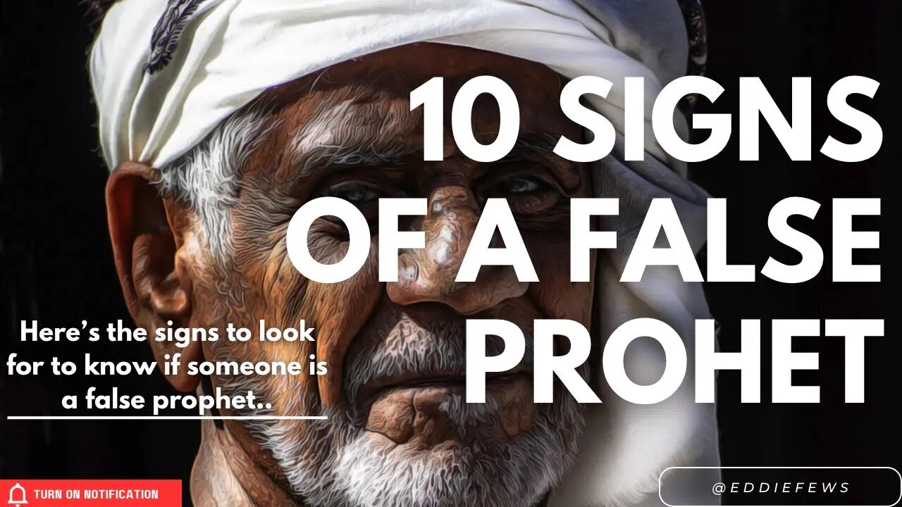 10 Signs Of A False Prophet