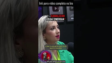 “A INTERNET É UM CANAL DE ENERGIA...” com Chaline Grazik | Planeta Podcast #shorts
