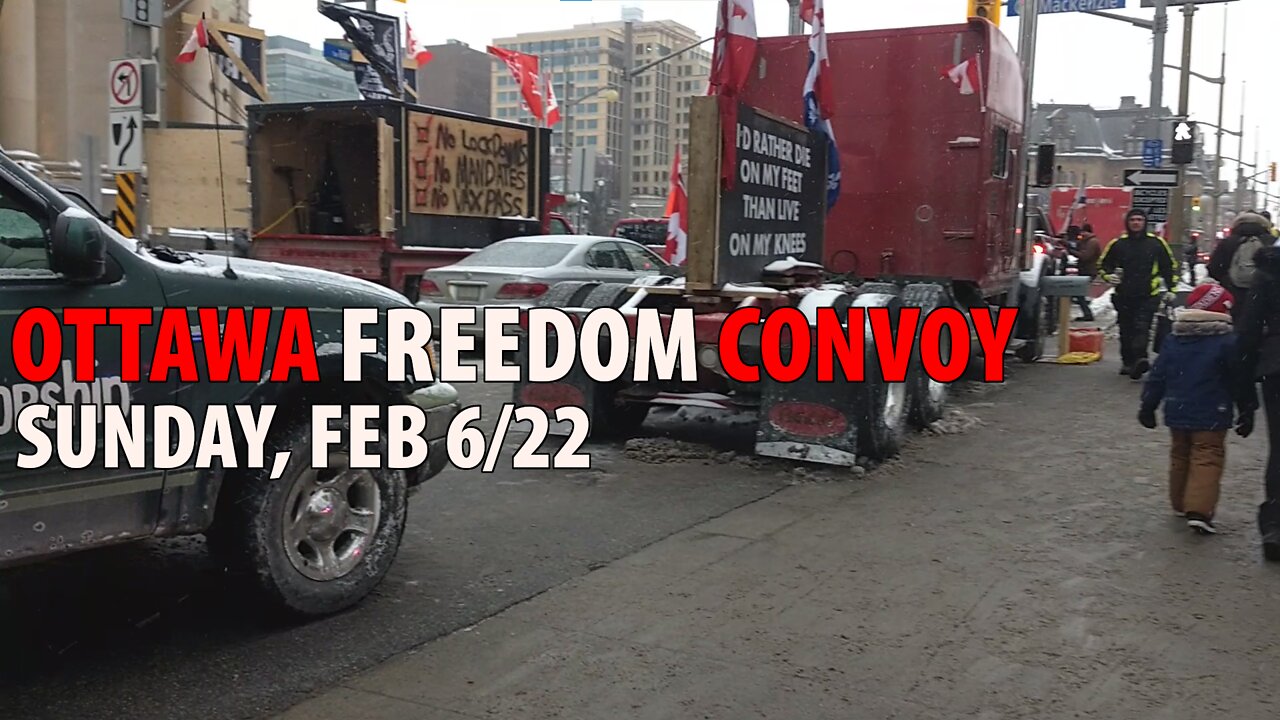 Freedom Convoy Protest - Ottawa Feb 6/22